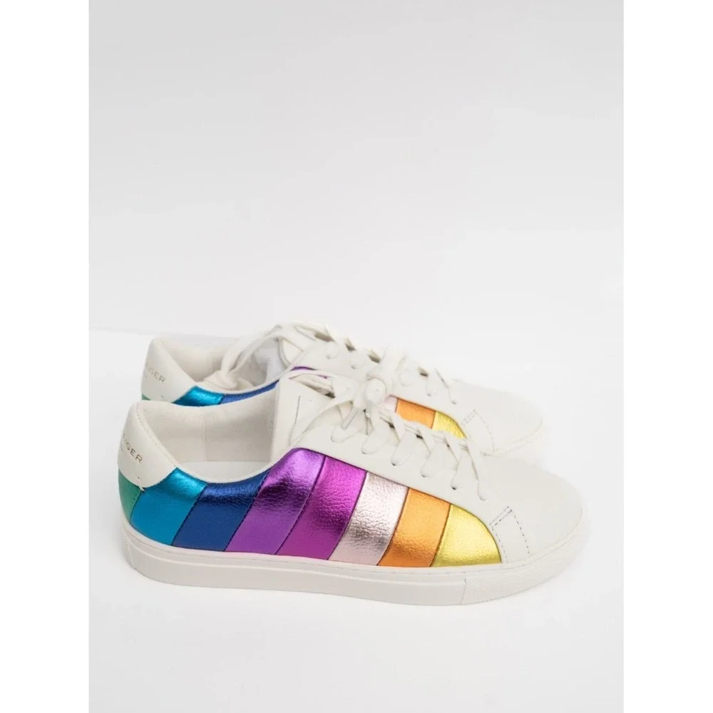 KURT GEIGER LONDON | New! Women's Lane Stripe Low-Top Sneakers